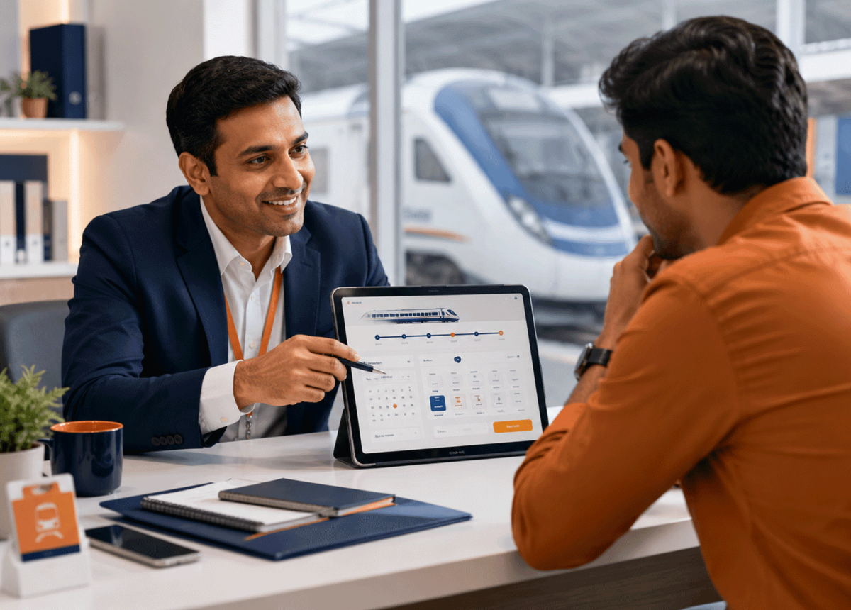 IRCTC ticket booking assistance